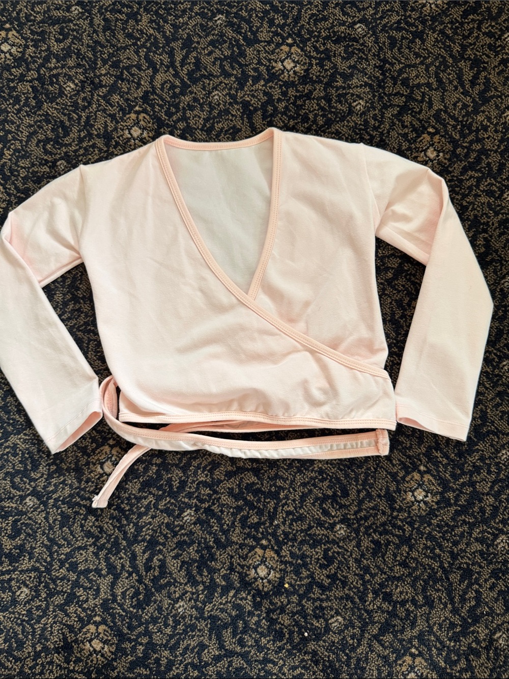 Light Pink Ballet Wrap Top